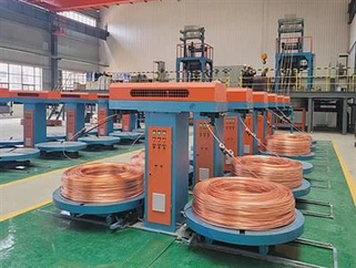 Sárgaréz rúdöntő gép