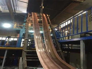 Rézrudas öntőgép